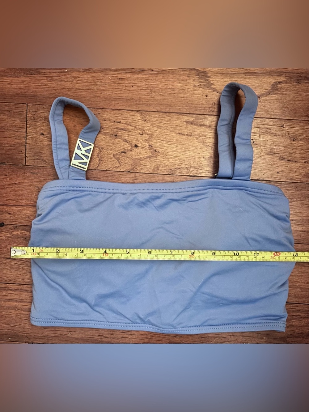Michael Kors Light Blue Two-Piece Bandeau Swim Bikini Set - Picture 8 of 9